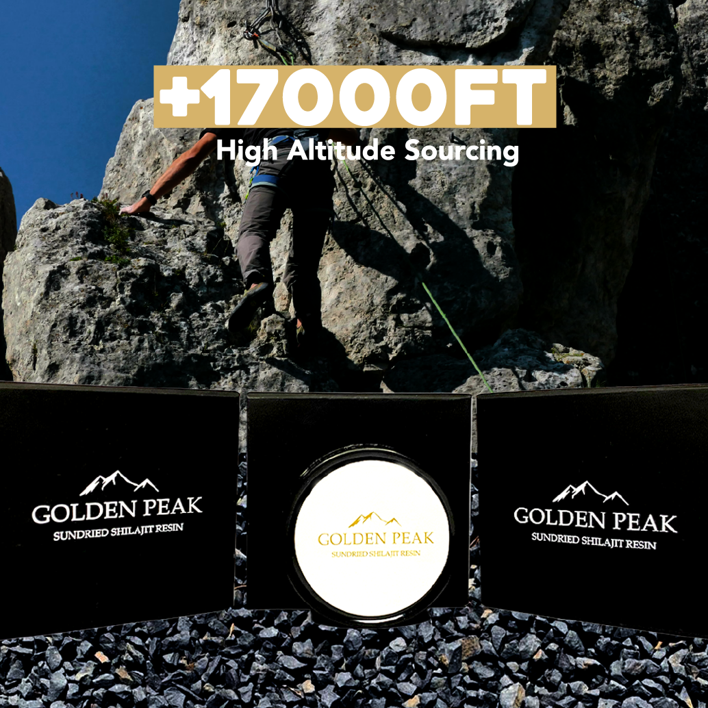 Golden Peak Shilajit - Purest Sundried Shilajit - Lab Tested